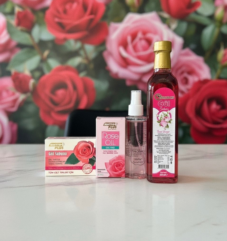 Doğal Gül Bakım Seti -Kampanya Seti
