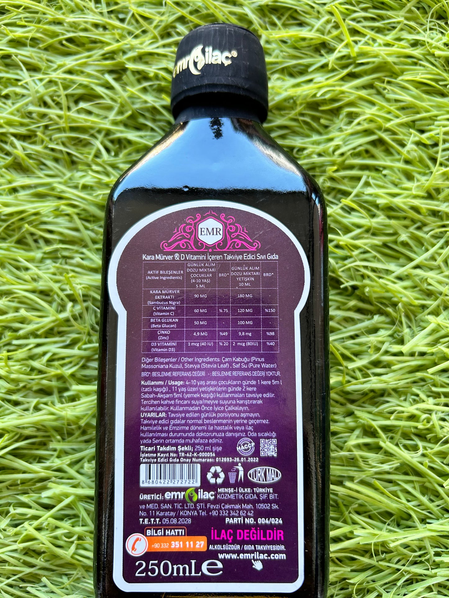 Kara Mürver Ekstraktı-D vitamin -Çinko- Beta Glukan