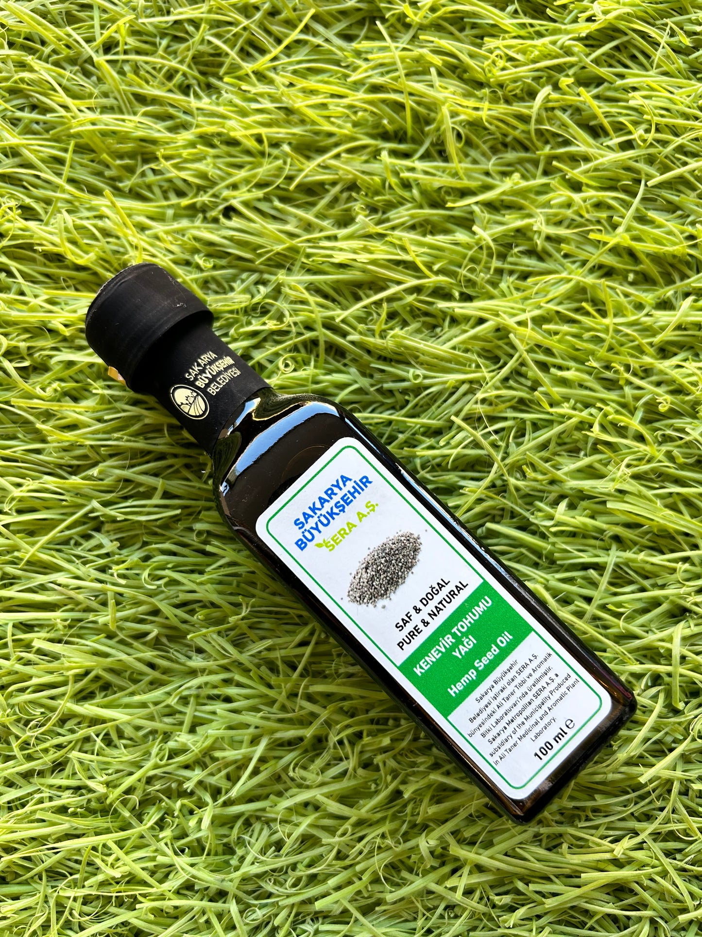 SBS-Sakarya Büyük Şehir Sera A.Ş-Kenevir Tohumu Yağı-100ML-%100 Saf Ve Doğal