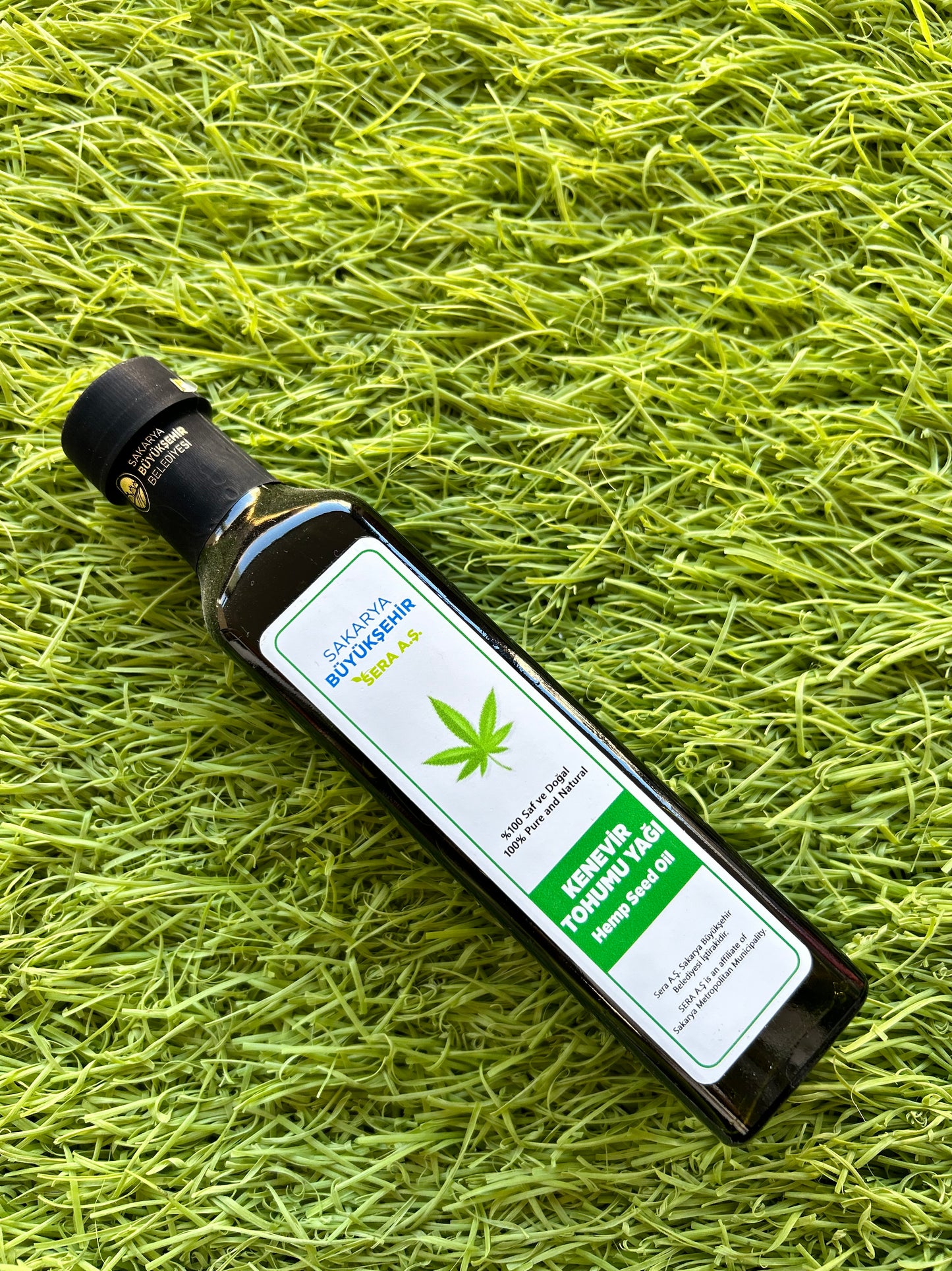 SBS-Sakarya Büyükşehir Sera A.Ş-Kenevir Tohumu Yağı-250 ML-%100 Saf Ve Doğal