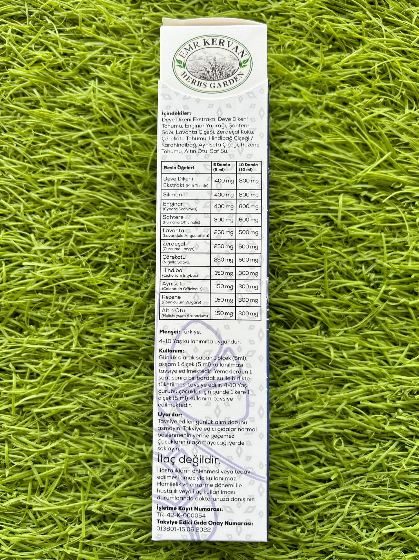 Emr Kervan - Milk Thistle Ekstraktı- Karaciğer Kürü