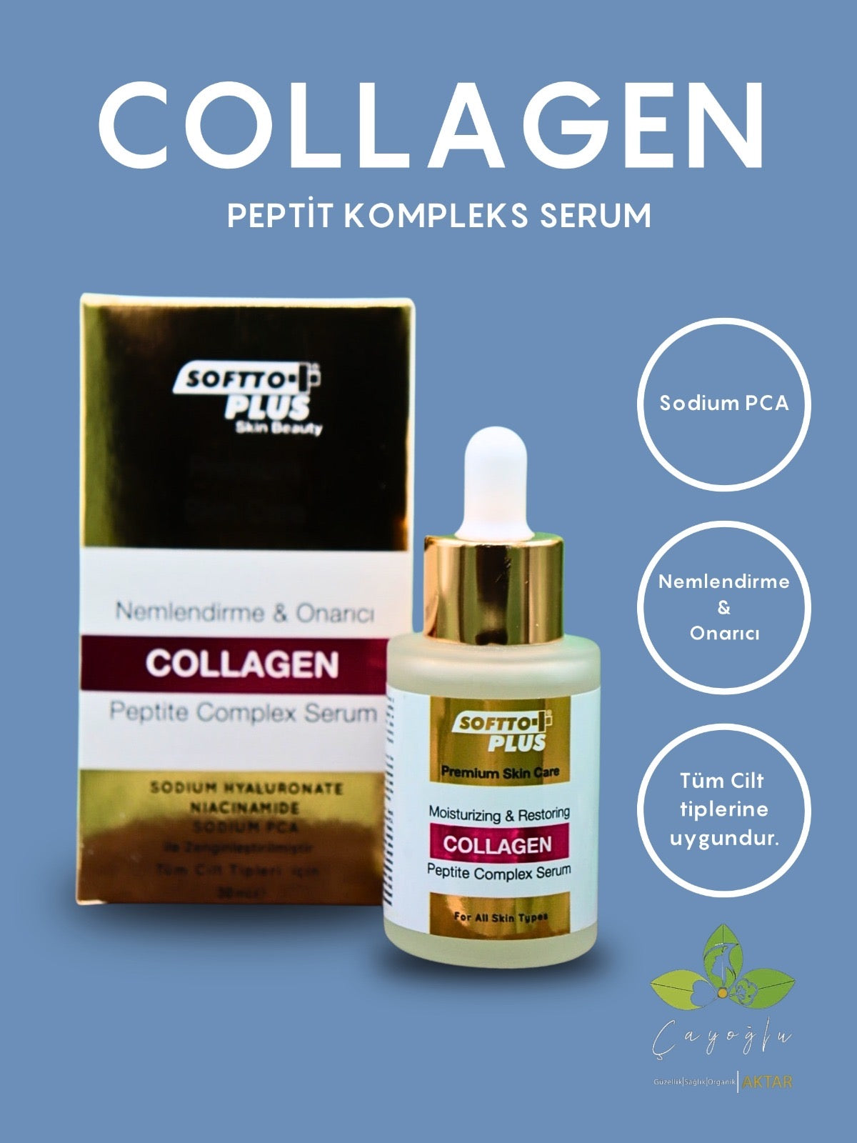 Softto Plus -Kolejen Serum Nemlendirme &Onarıcı