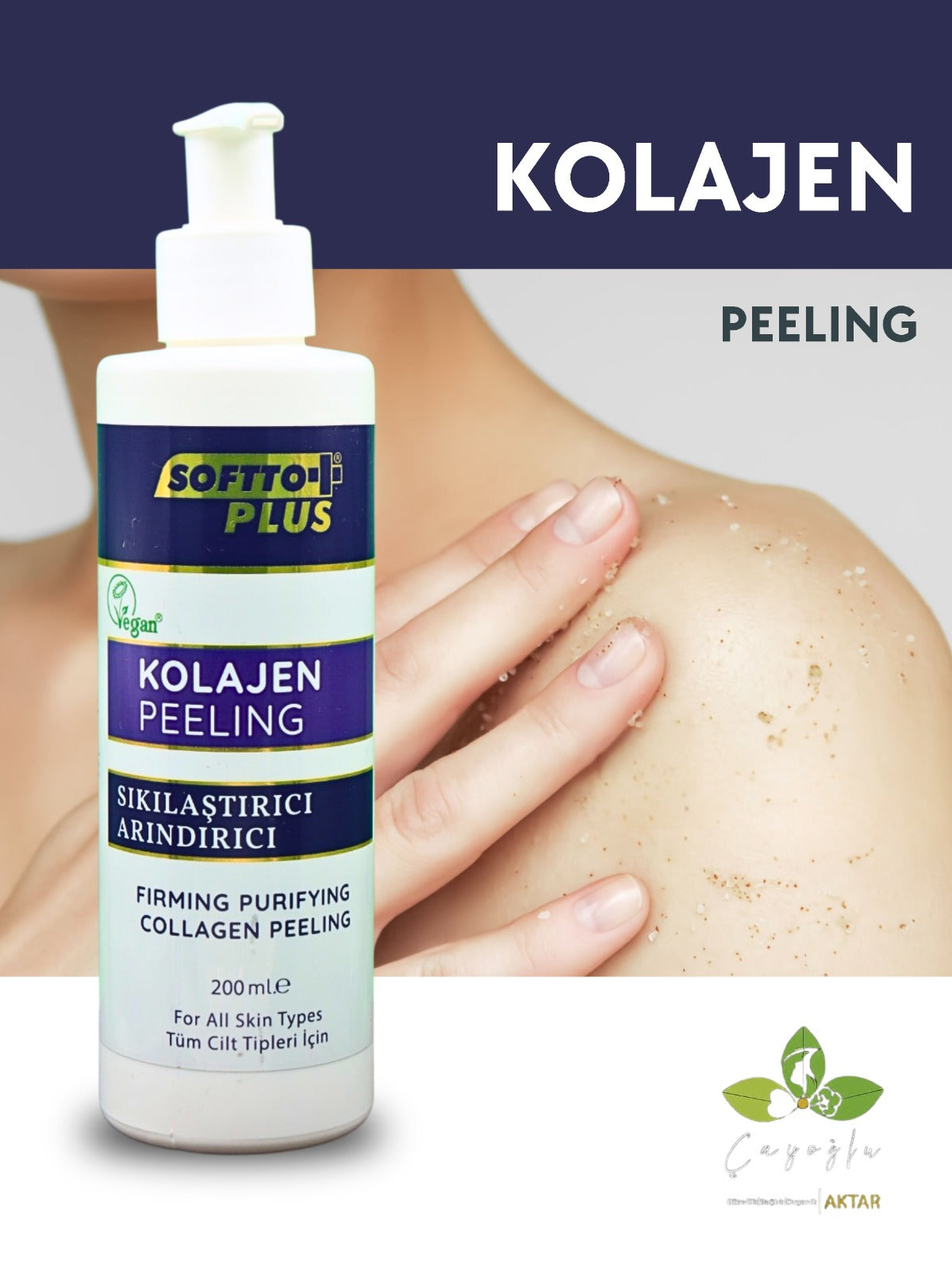 Softto Plus -Kolajen Peeling Sıkılaştırıcı Arındırıcı