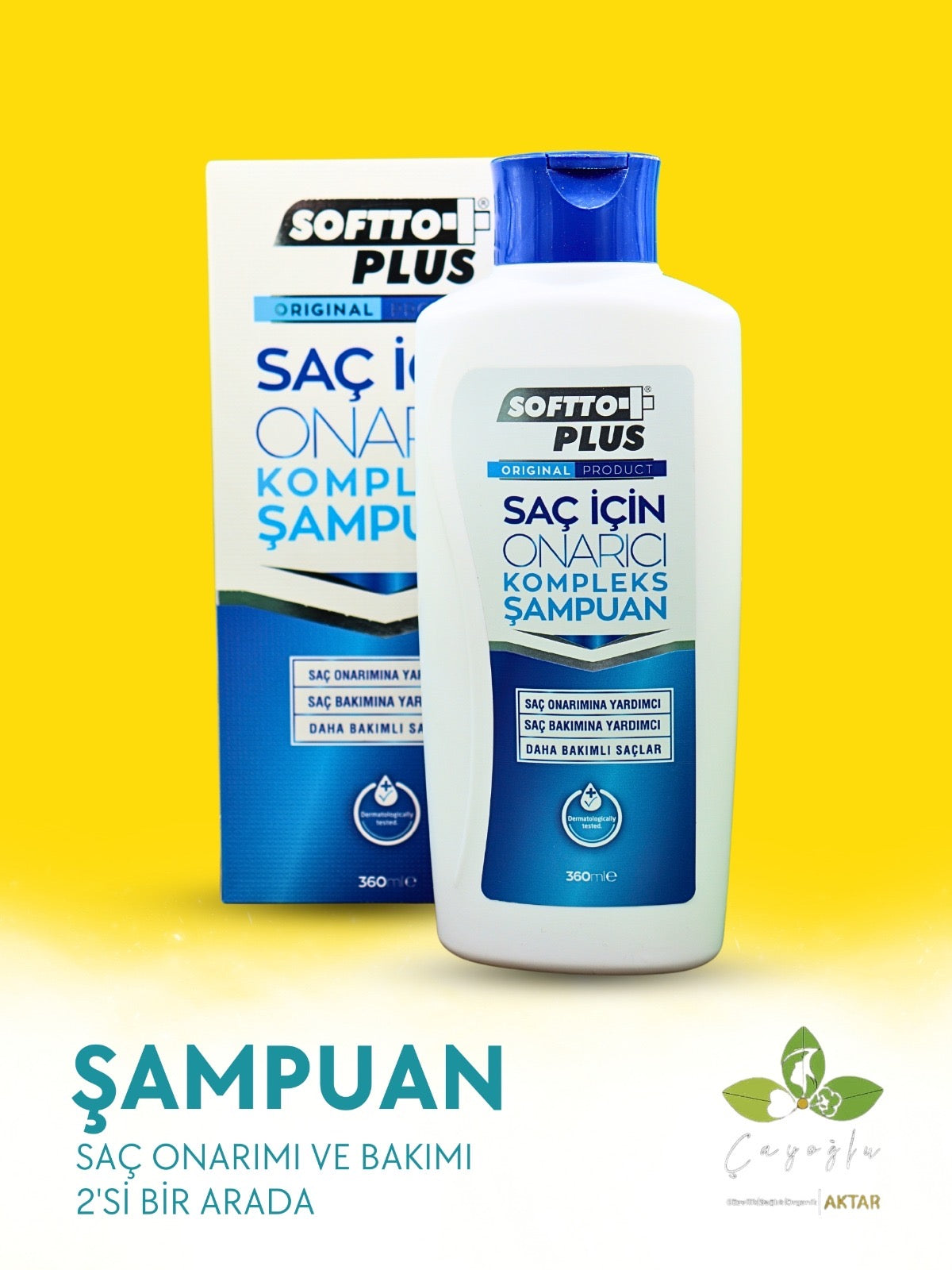Softto Plus -Saç İçin Onarıcı Kompleks Şampuan