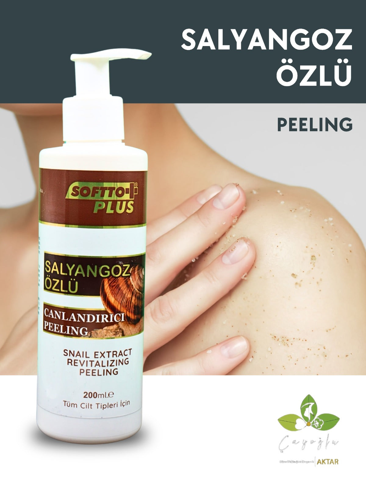 Softto Plus - Salyangoz Özlü Canlandırıcı Peeling