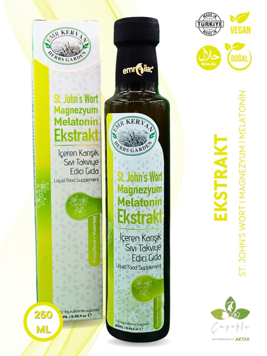 Emr Kervan -St ‘Johns Wort -Magnezyum-Melatonin Ekstraktı