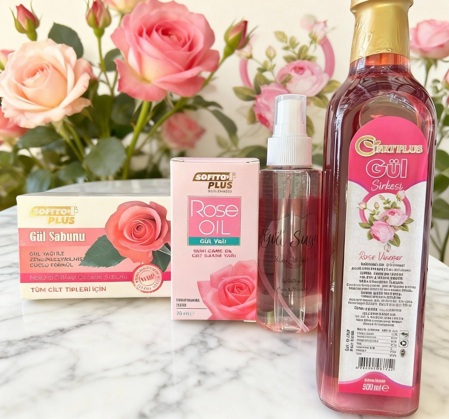 Doğal Gül Bakım Seti -Kampanya Seti