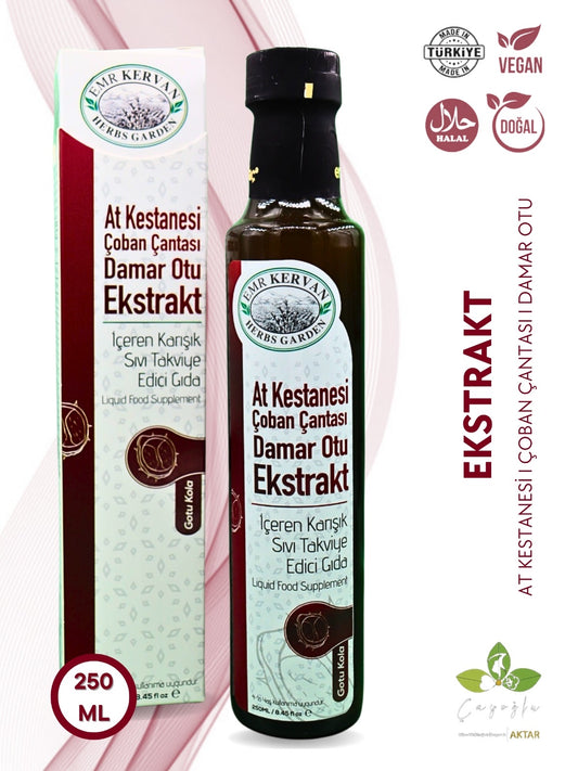 EMR KERVAN -At Kestanesi Damar Otu Çoban Çantası Ekstraktı