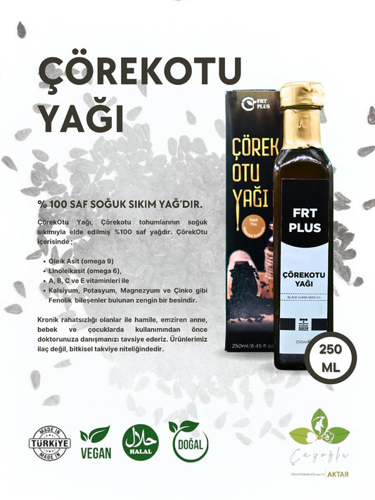 Frt Plus - Çörek Otu Yağı Soğuk Pres