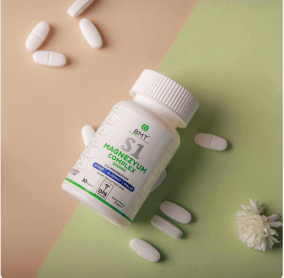 S1™ Magnezyum Complex - Sitrat Malat Glisinat 30 Tablet