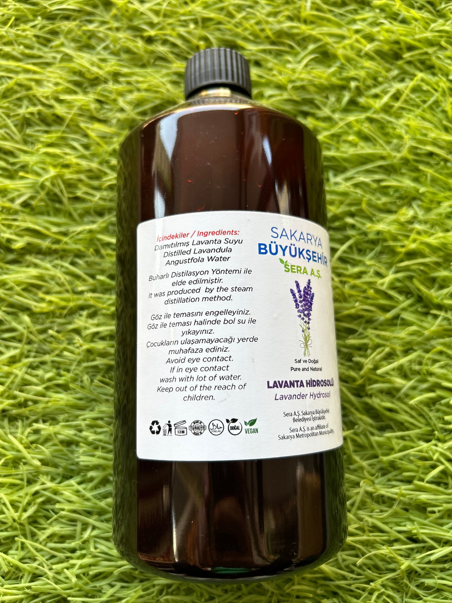 Lavanta Suyu -1 Litre Doğal Helal Lavanta Hidrosolü