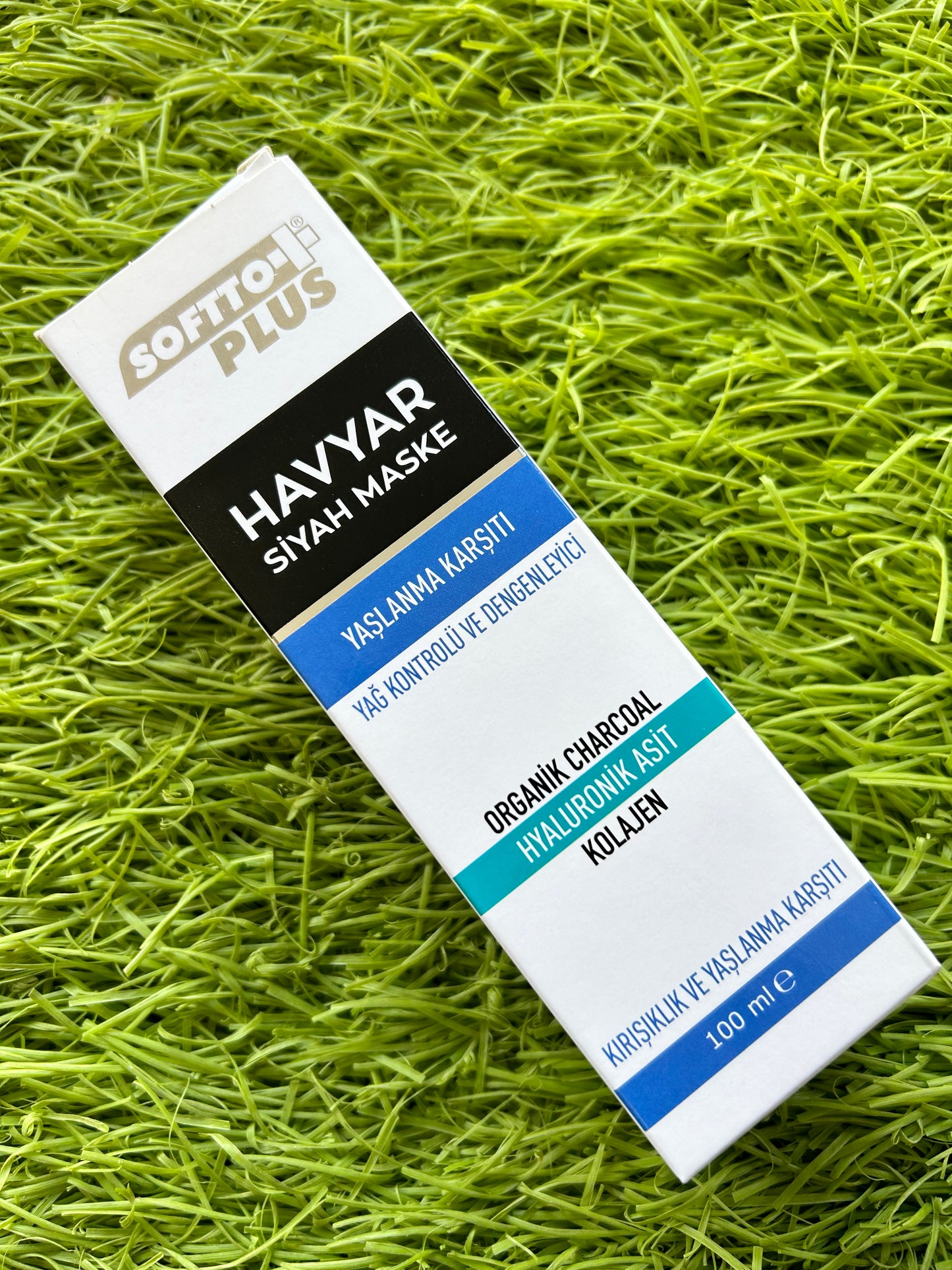 Softto Plus -Havyar Siyah Maske -Yaşlanma Karşıtı