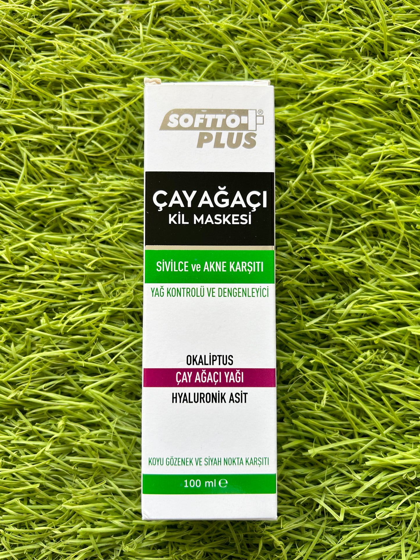 Softto Plus -Çay Ağacı Maske Sivilce Siyah Nokta Karşıtı