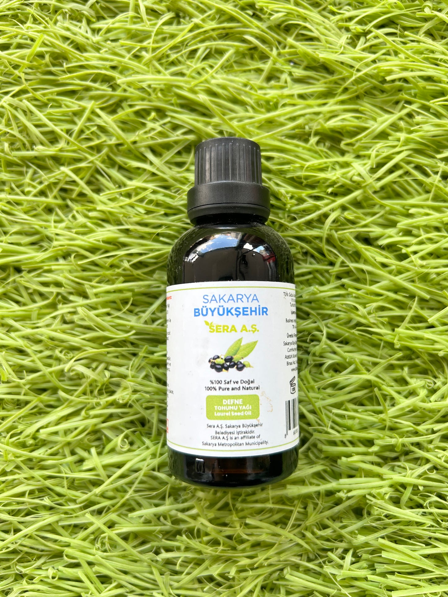 SBS-Sakarya Büyükşehir Sera A.Ş- Defne Tohumu Yağı -50 ML - %100 Saf Ve Doğal