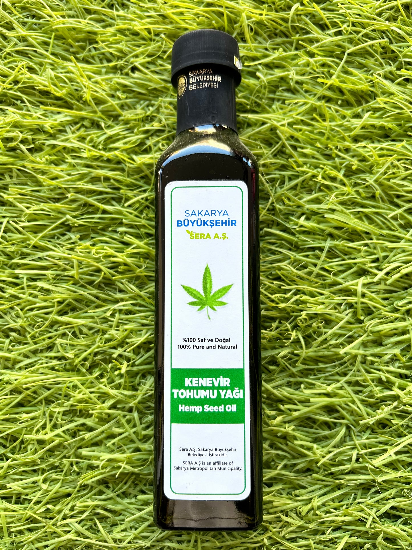 SBS-Sakarya Büyükşehir Sera A.Ş-Kenevir Tohumu Yağı-250 ML-%100 Saf Ve Doğal