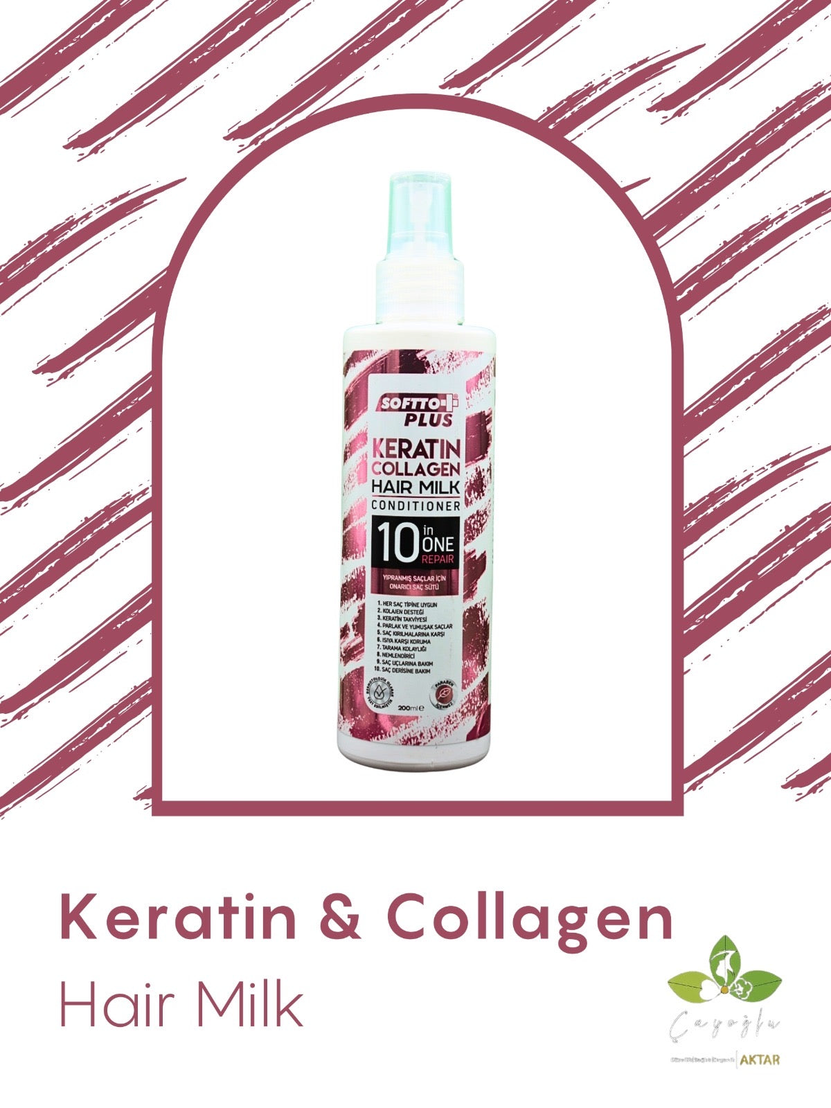 Softto Plus - Keratin Kolejen Saç Sütü