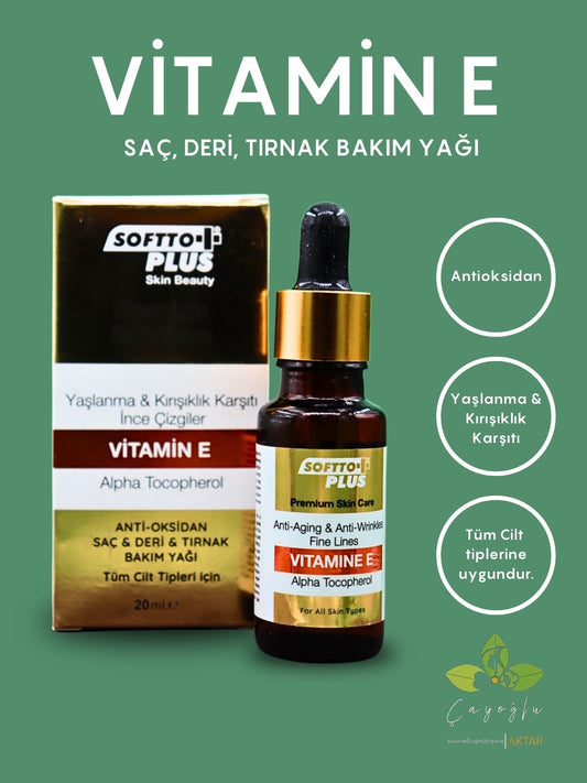 Softto Plus -Vitamin E - Yaşlanma Kırışıklık Karşıtı İnce Çizgiler